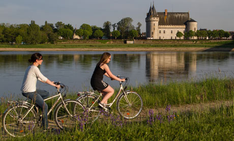 Cycling in the Loire valley